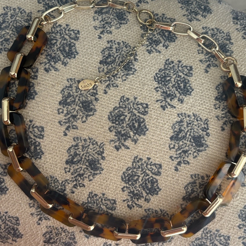 NWOT Loft Tortoise Shell Necklace